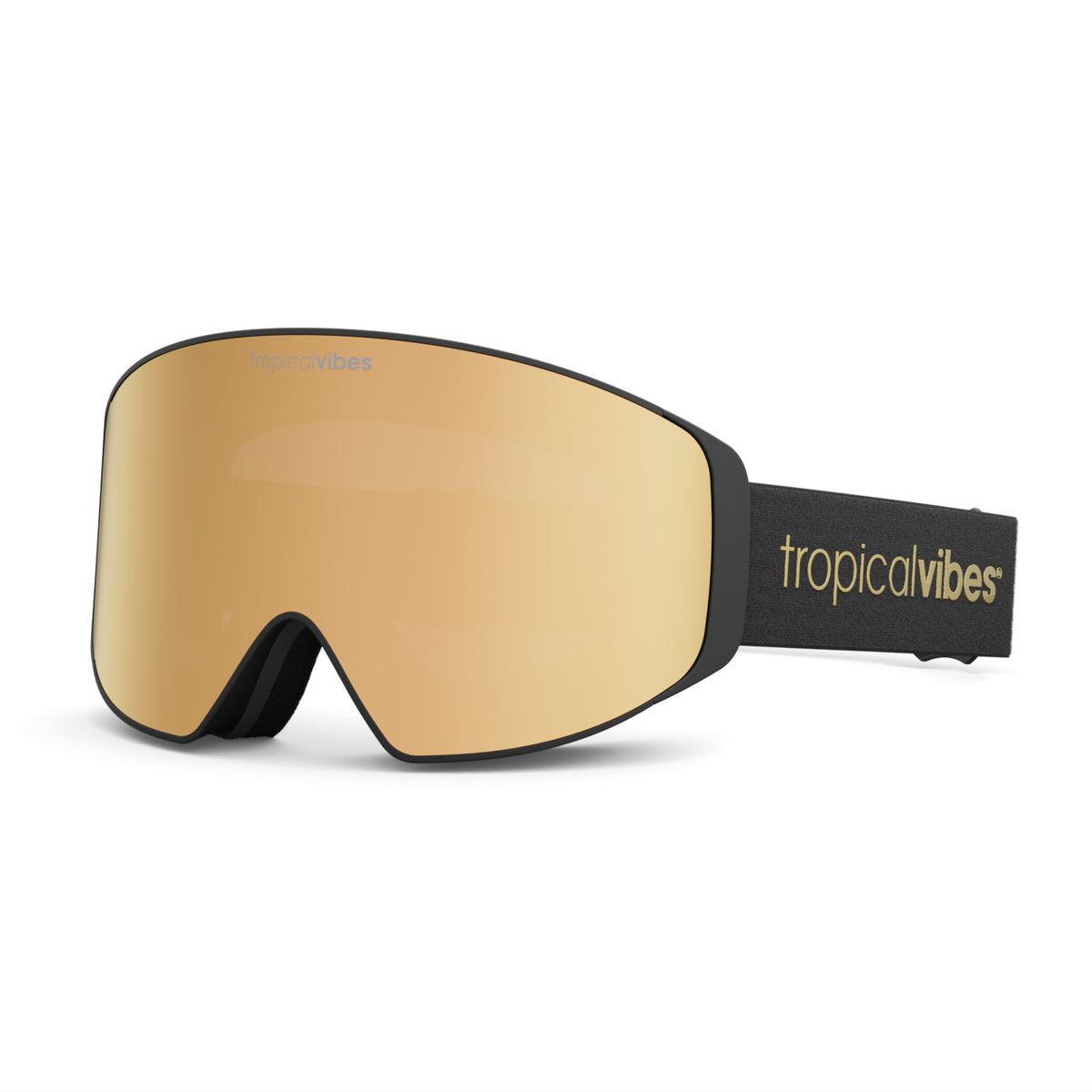Tropical Vibes® Goggles Hemsedal Edt | Black - Golden Bronze |